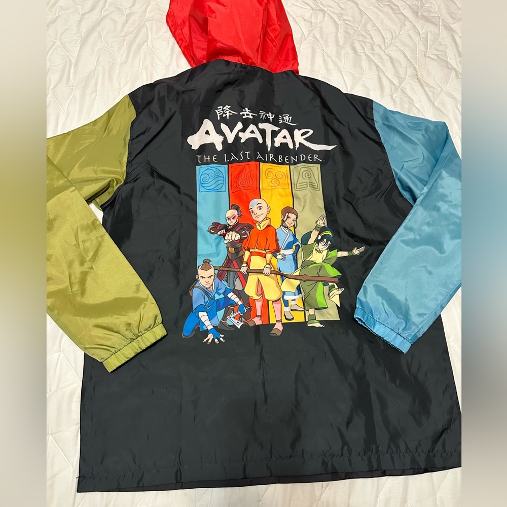 Avatar The Last Air Bender Wind Breaker Men's Size K